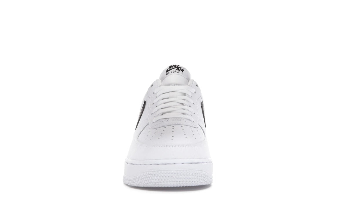 Nike Air Force 1 Low '07 White Black Peppled Leather