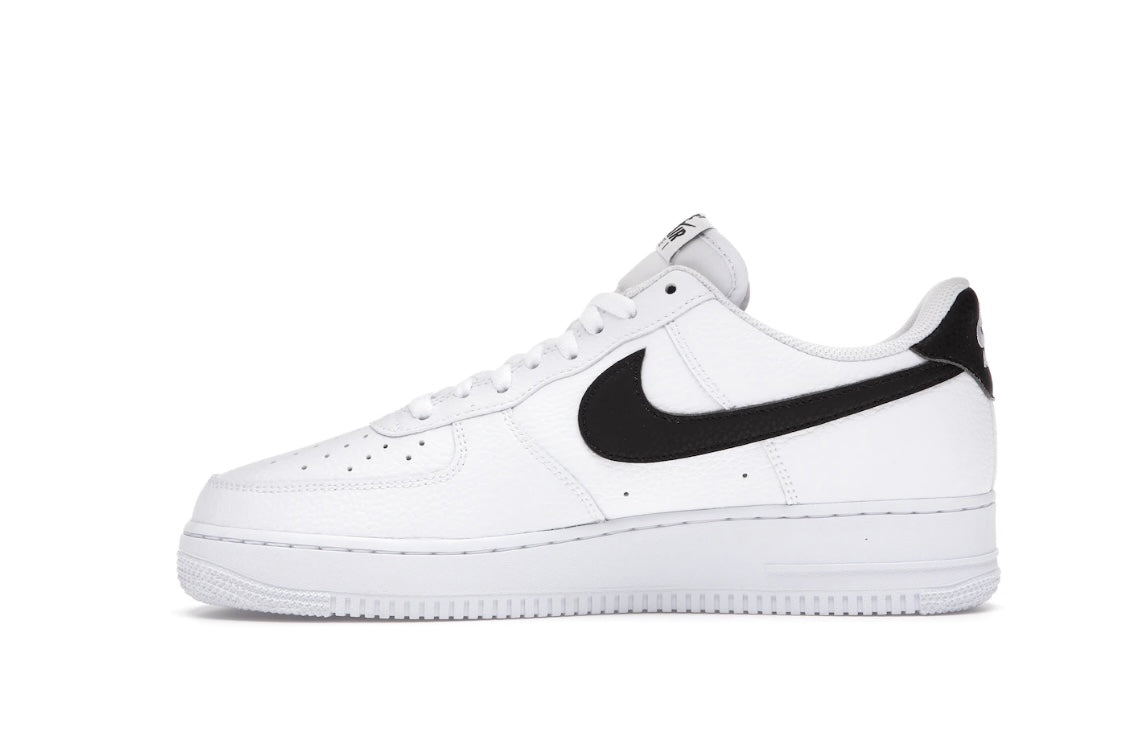 Nike Air Force 1 Low '07 White Black Peppled Leather