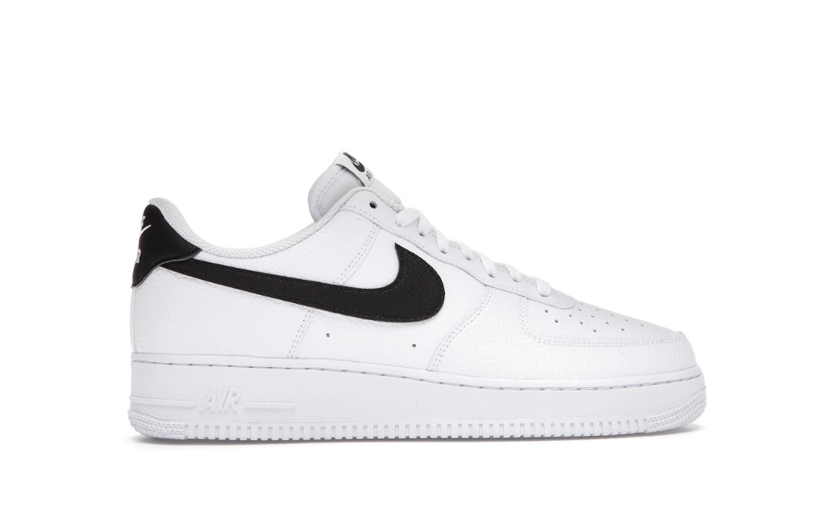 Nike Air Force 1 Low '07 White Black Peppled Leather