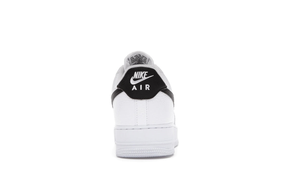 Nike Air Force 1 Low '07 White Black Peppled Leather
