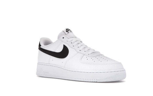 Nike Air Force 1 Low '07 White Black Peppled Leather